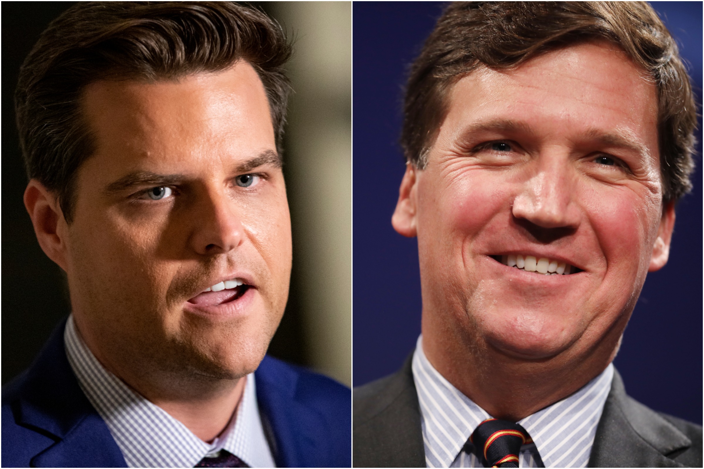 Matt Gaetz Back on Tucker Carlson Exactly a Year After Weirdest