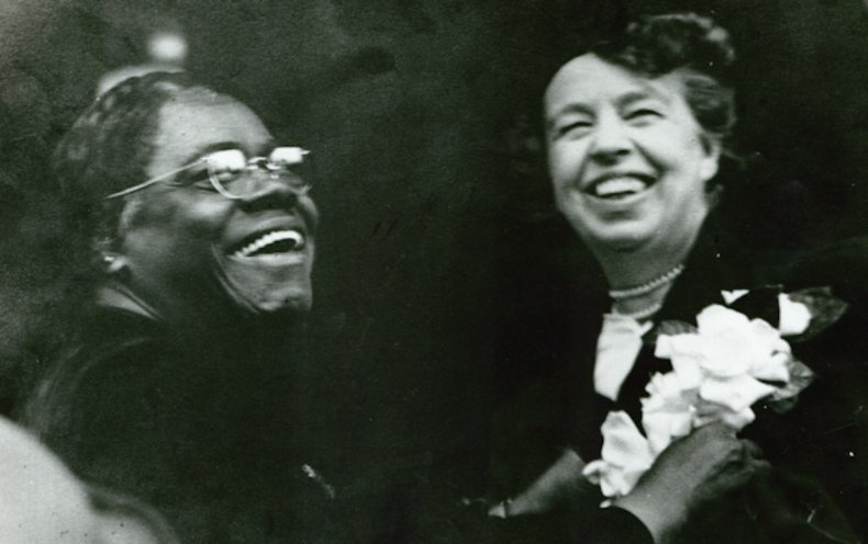 Dr. Mary McLeod Bethune and Eleanor Roosevelt