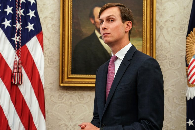 Jared Kushner Attends a White House Meeting