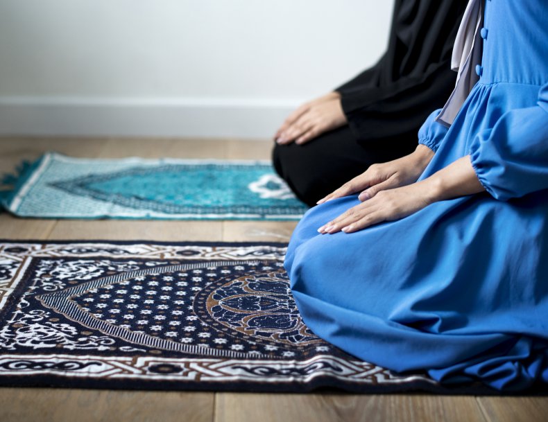 Muslim prayer during Ramadan
