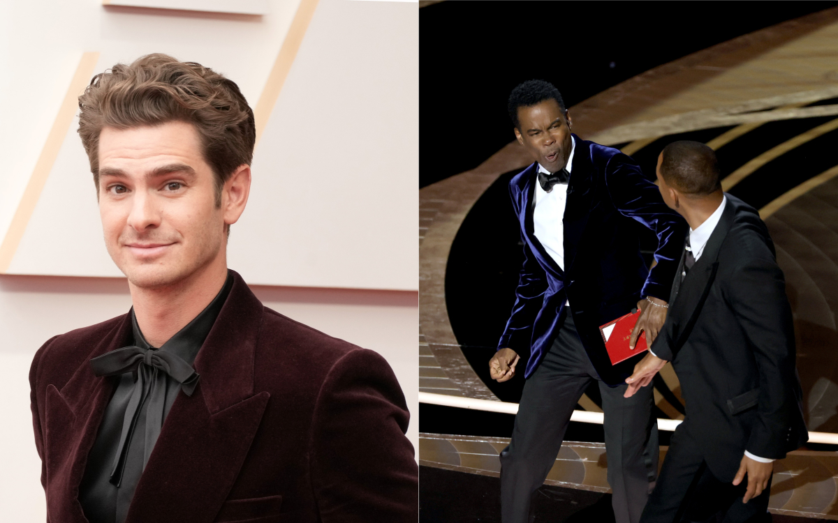 Video of Andrew Garfield Mimicking Slap after Oscars Surfaces