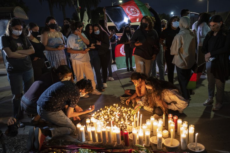 Afghans Protest Taliban In Los Angeles