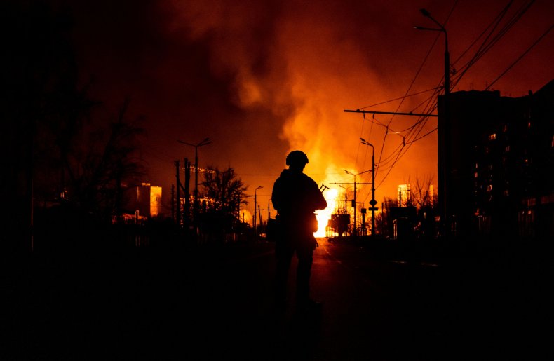 Ukraine, soldier, Kharkiv, Russia, air, strike
