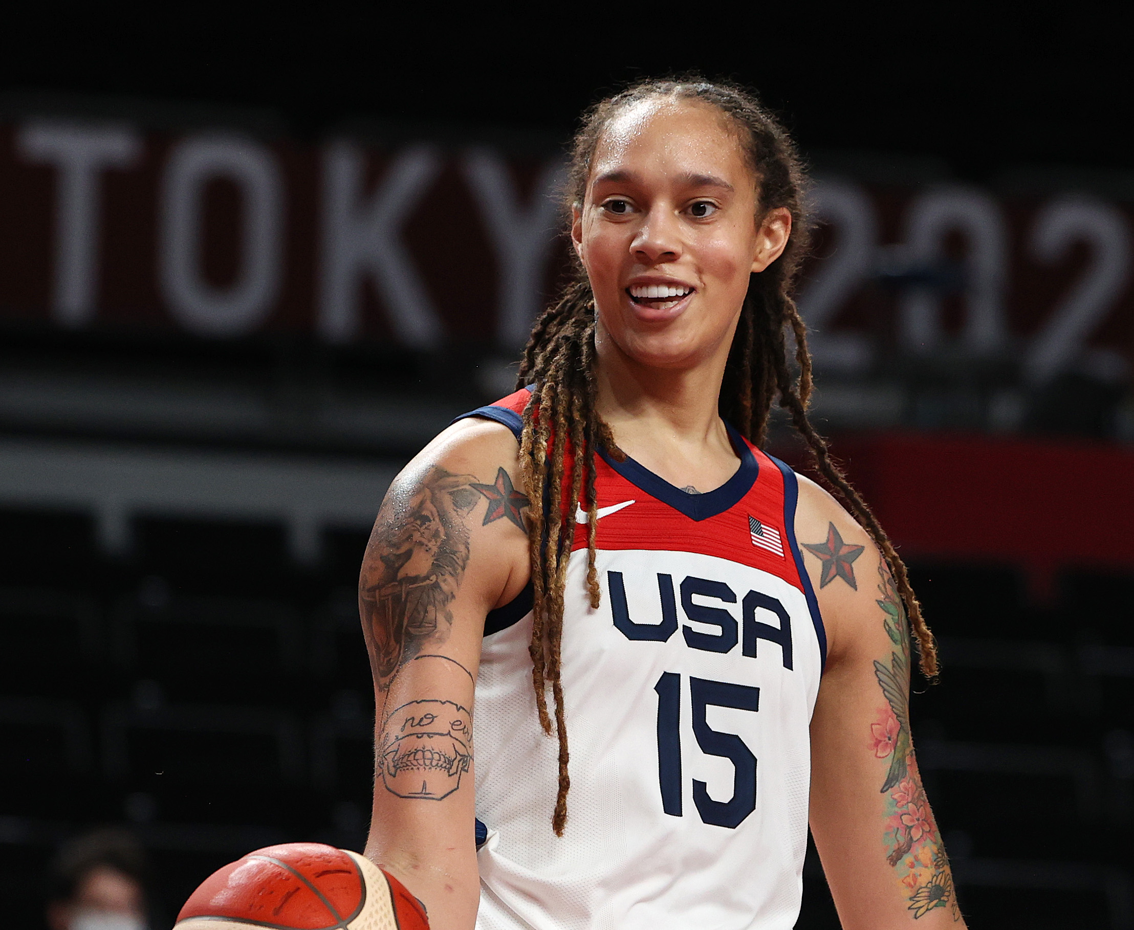 Brittney Griner  I think this is so live Im thinking a biomechanical  leg on me would be live as shit as well I just need some ink and this  will do 