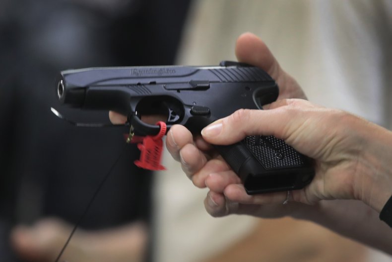 Handgun at NRA Convention