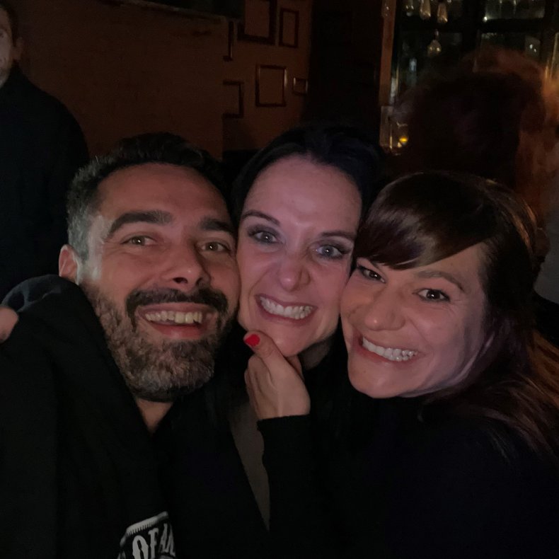 Tom With His Girlfriend and Ex-Wife