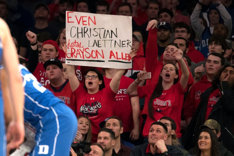 Christian Laettner and Grayson Allen