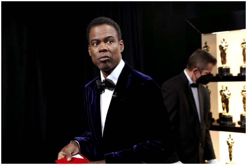 Chris Rock at Oscars after slap