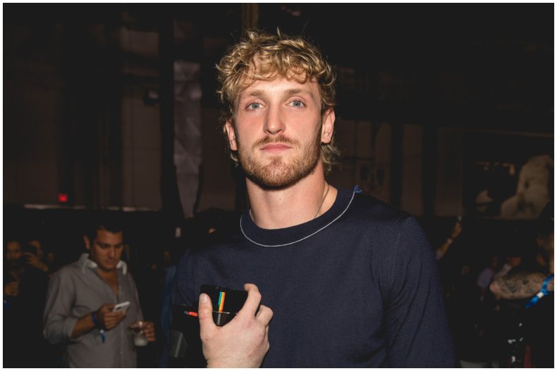 Logan Paul pictured at an event 