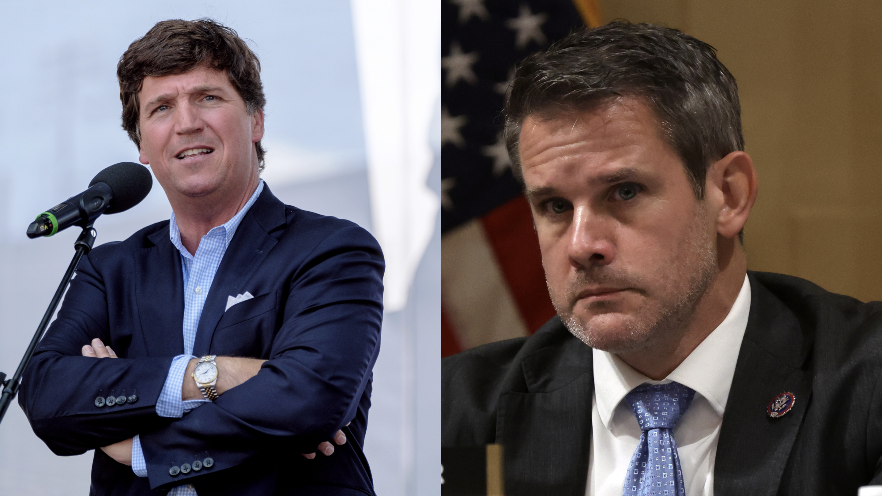 Kinzinger Rips Tucker Carlson After Russia's Atrocities in Ukraine Revealed