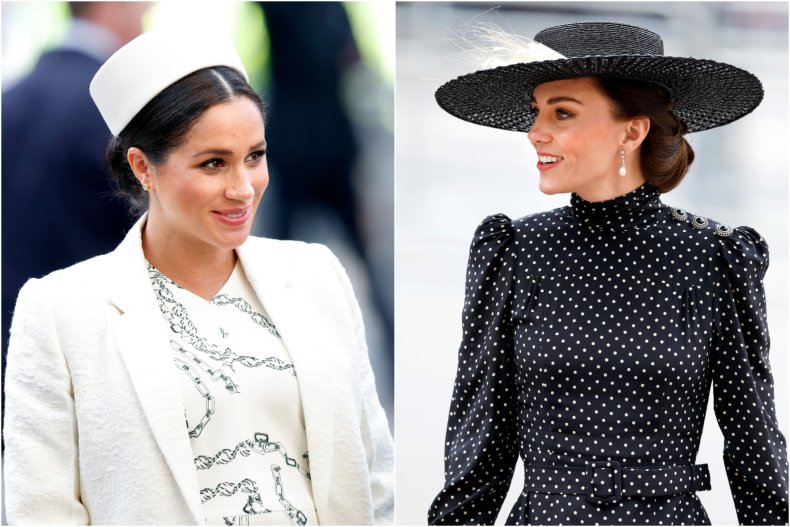 Meghan Markle Kate Middleton Abbey Hats