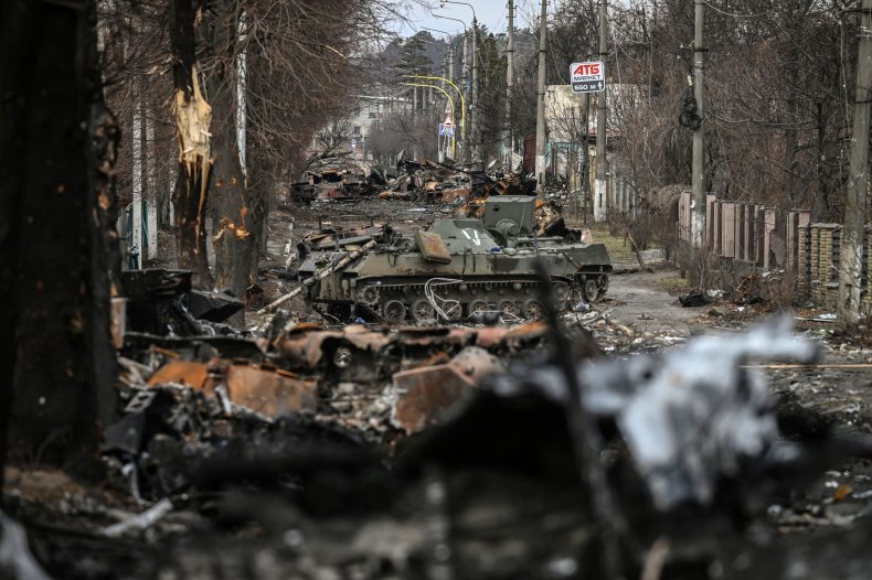 Ukrainian town of Bucha