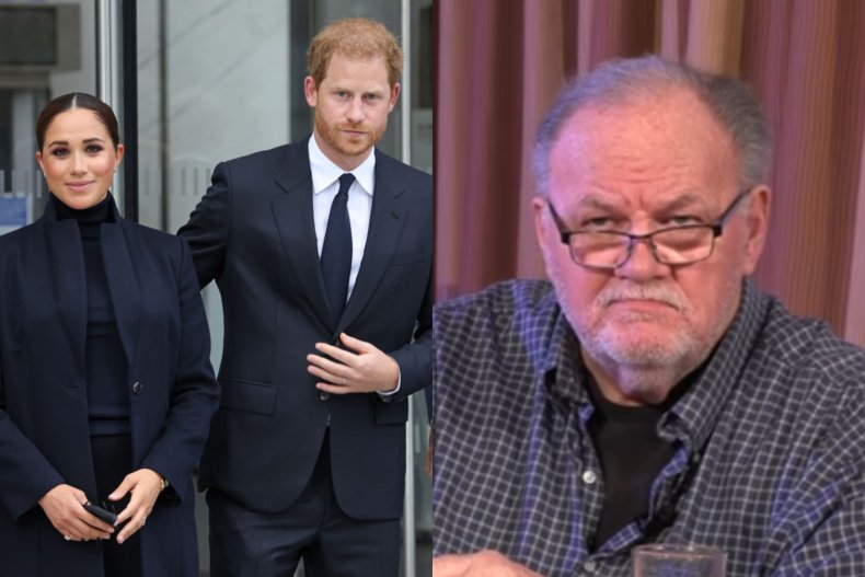Harry, Meghan and Thomas Markle