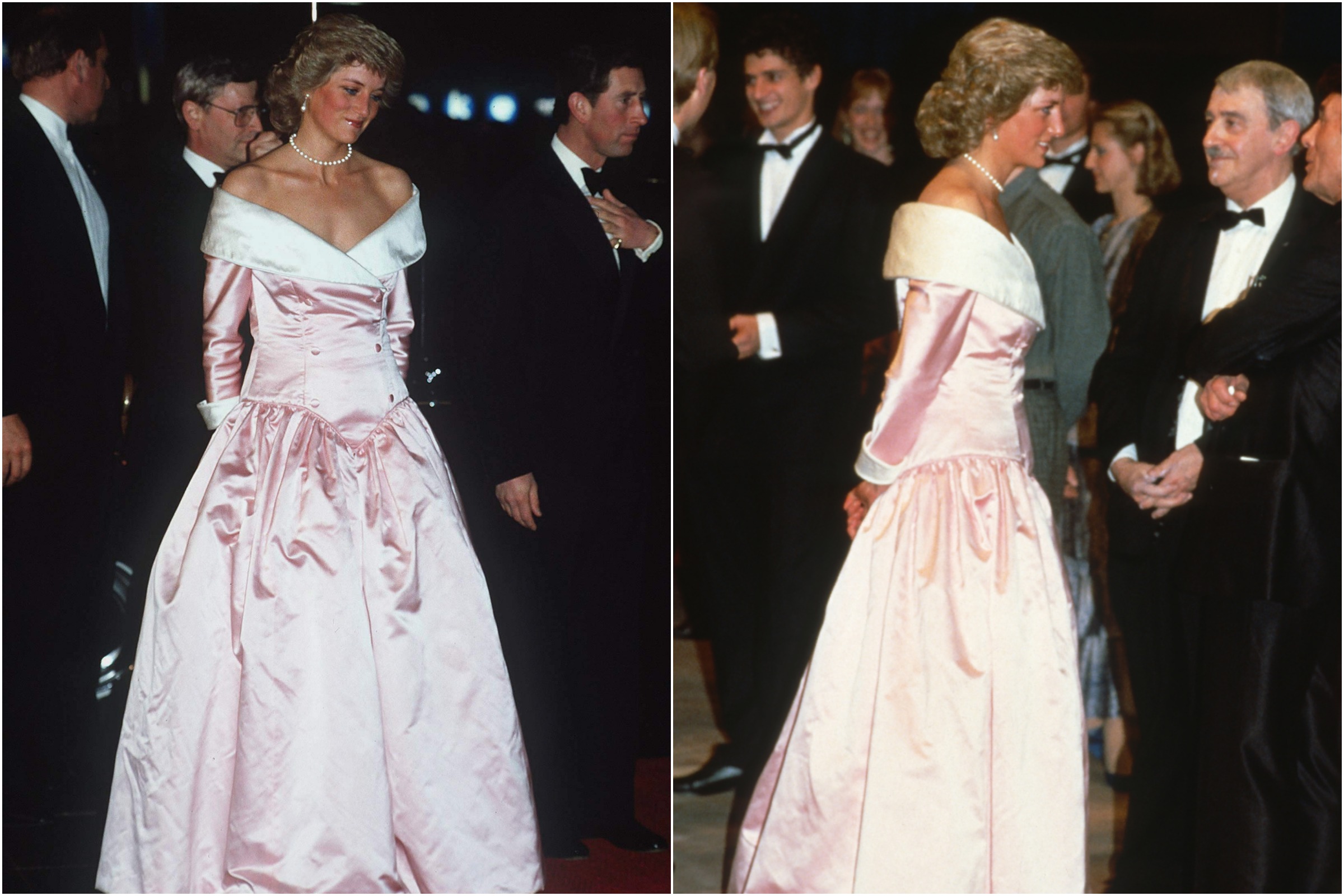 Princess diana clearance evening gowns