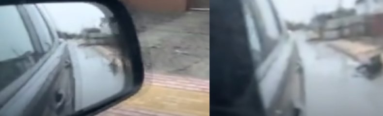 Screenshot of video from Bucha, Ukraine