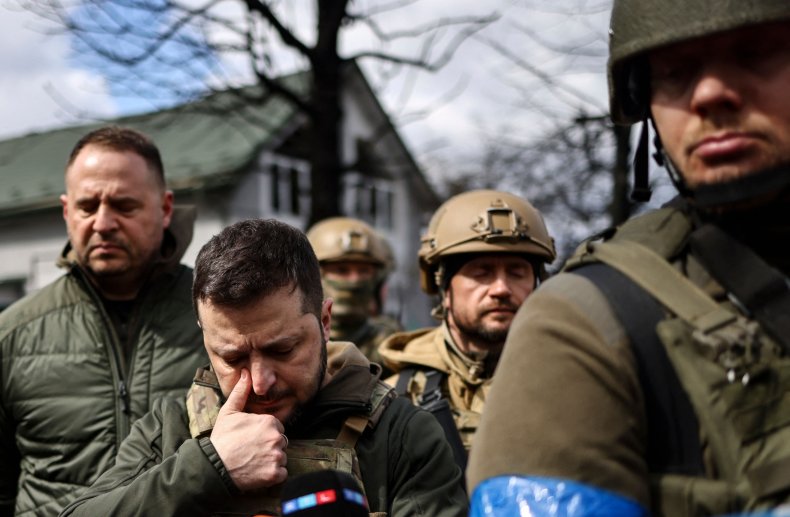 Zelensky in Bucha