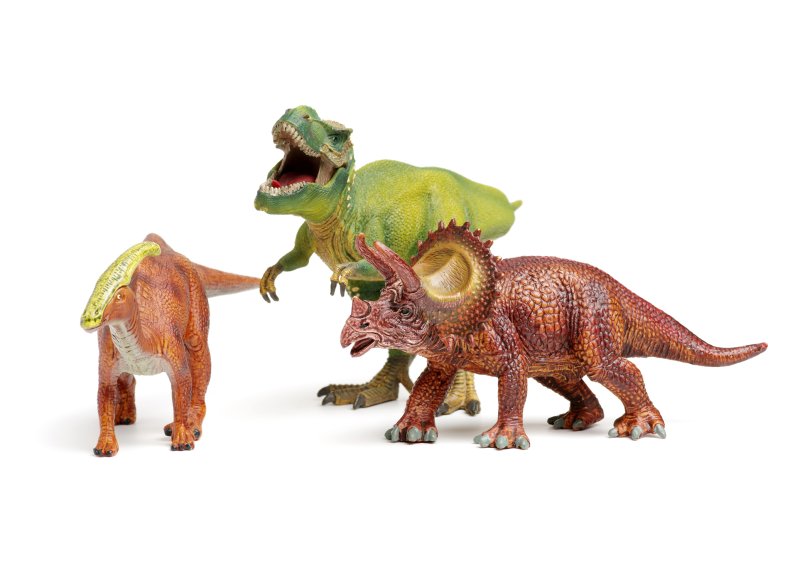 Toy dinosaurs
