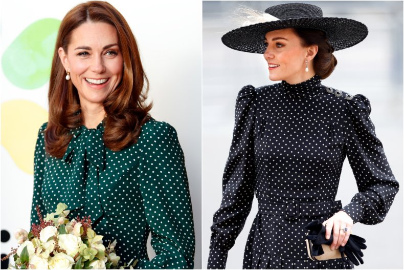 Kate Middleton in polka dots