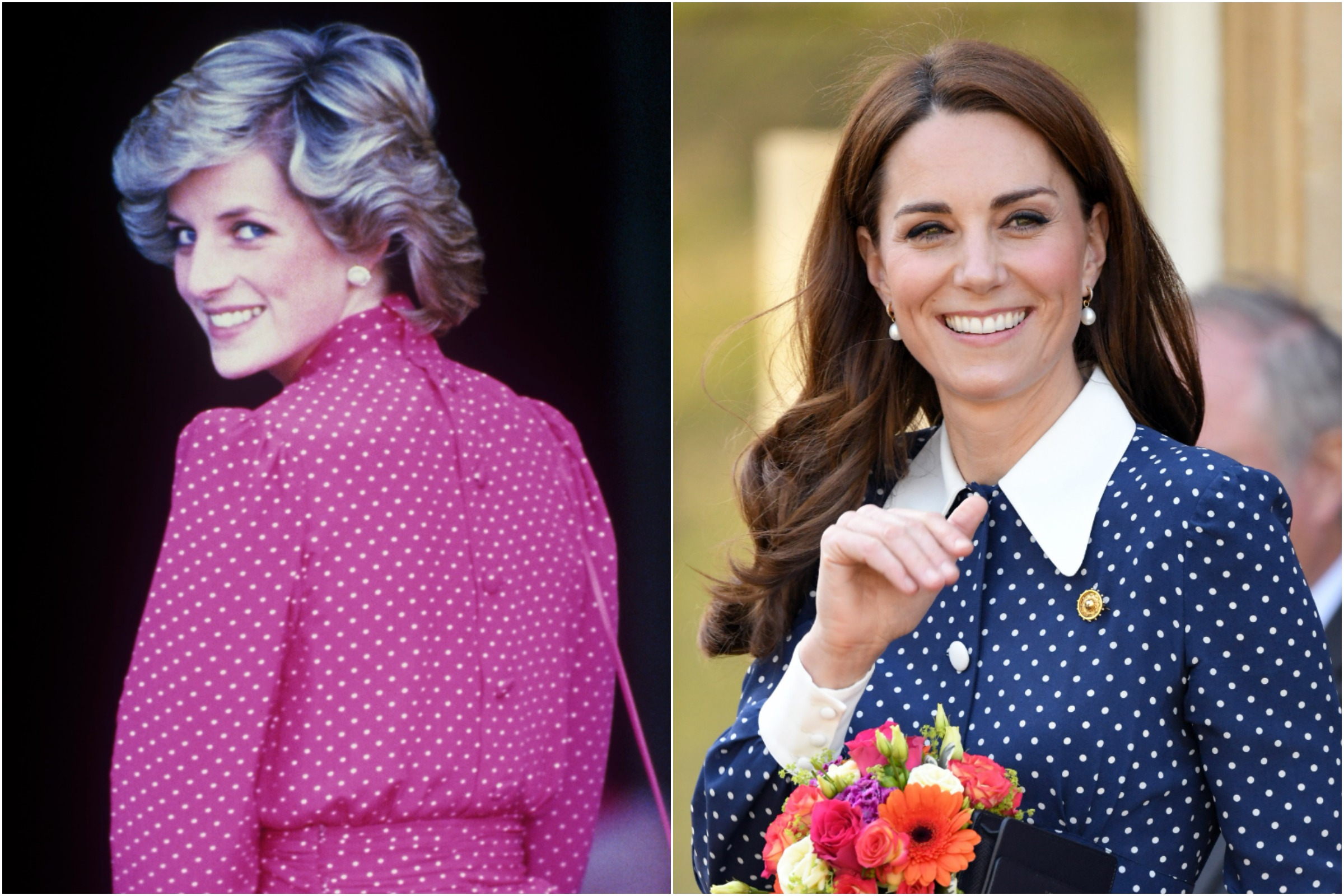 Princess Diana s Passion For Polka Dots Got Adopted By Kate Middleton