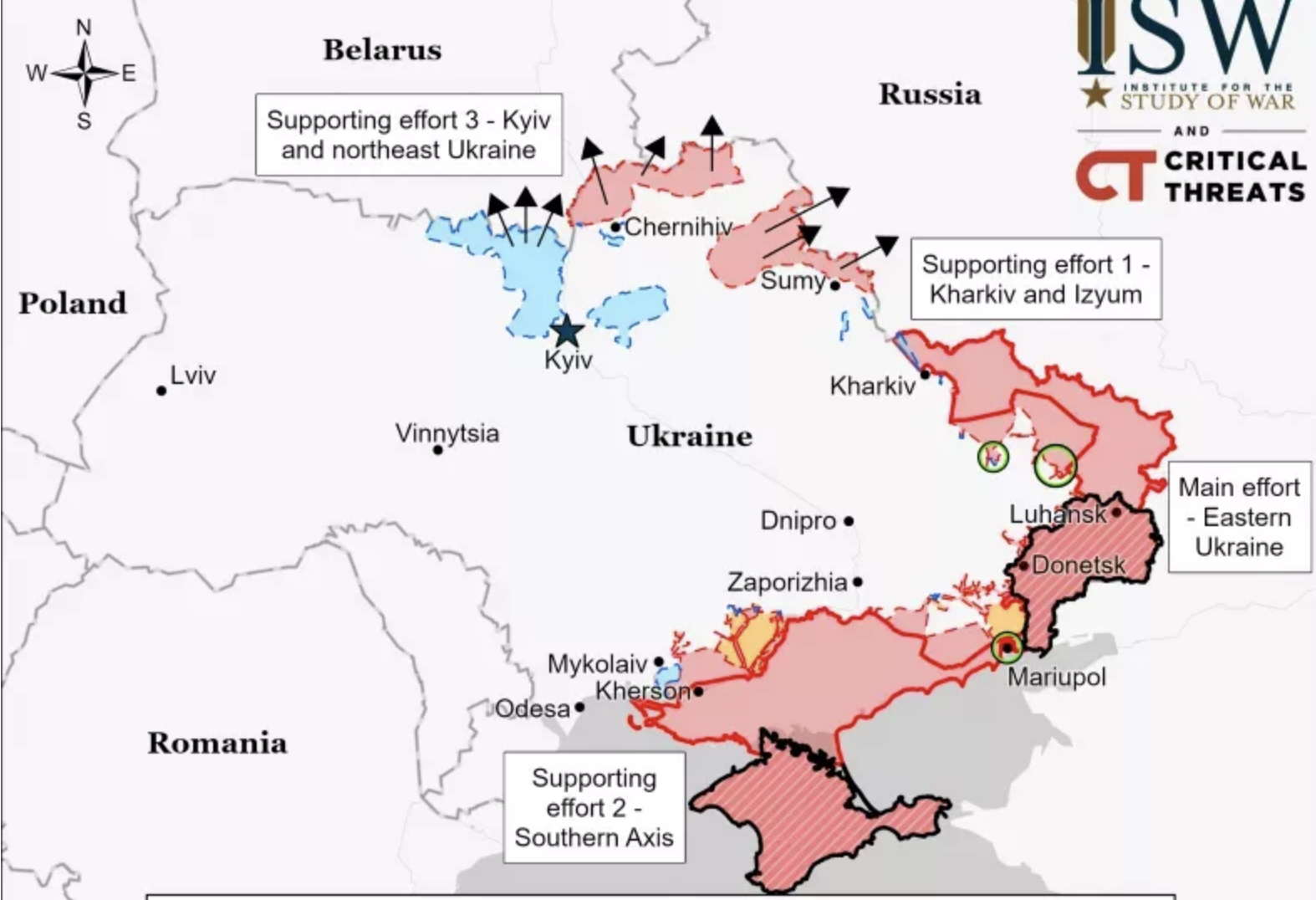 Ukraine Maps Reveal Russia Has Lost Huge Amount of Territory in Last Week