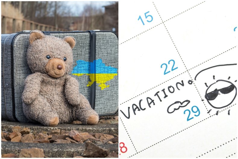 Calendar and Ukrainian file photos.
