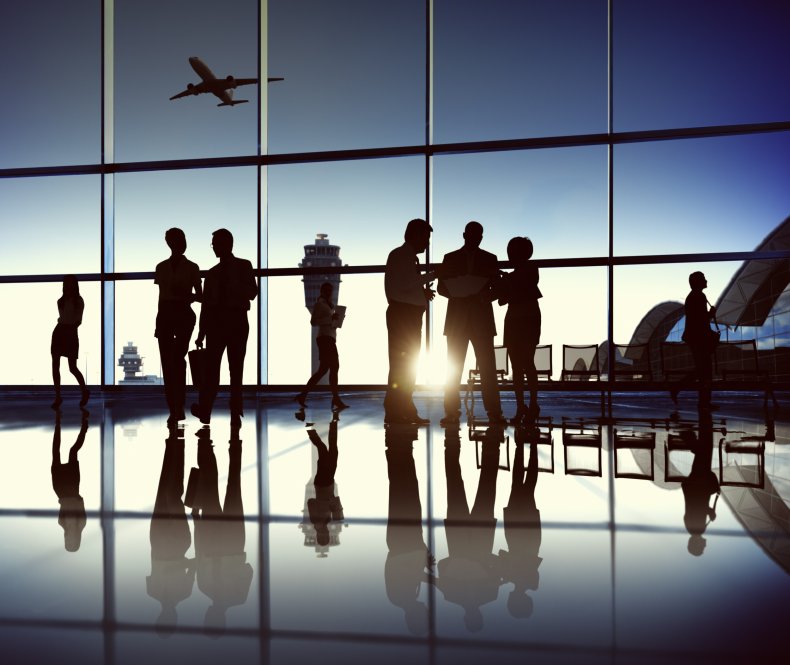 Busy airport