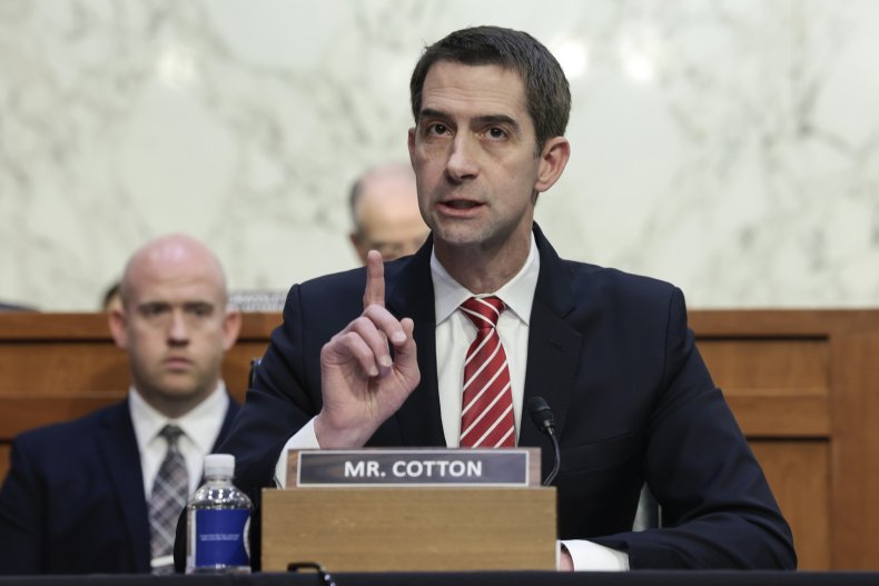 Tom Cotton Ketanji Brown Jackson Nazis Terrorists