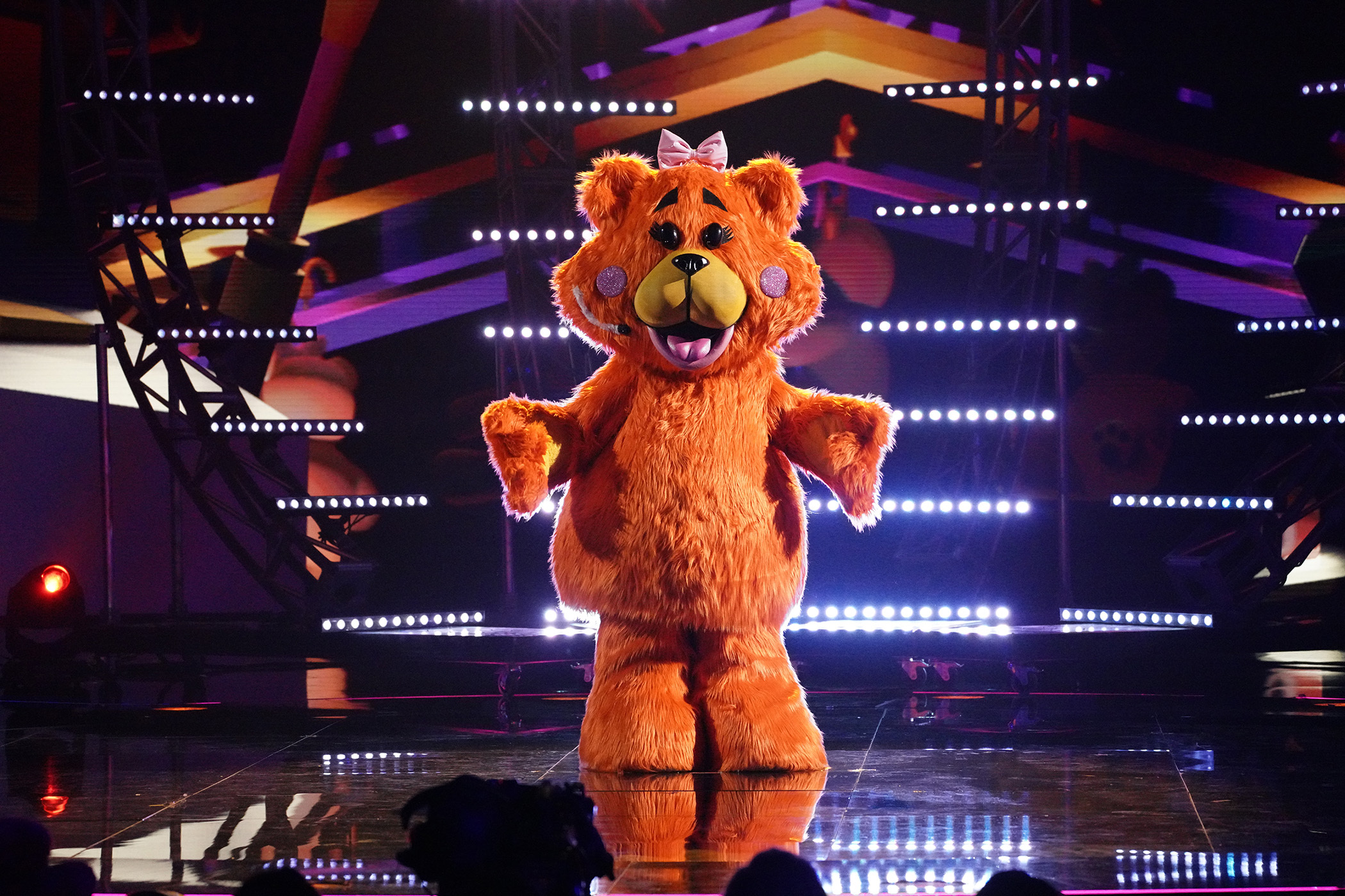 The Masked Singer Fans Think Theyve Figured Out Miss Teddys Identity Newsweek