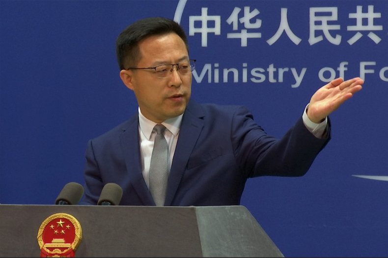 Zhao Lijian briefing