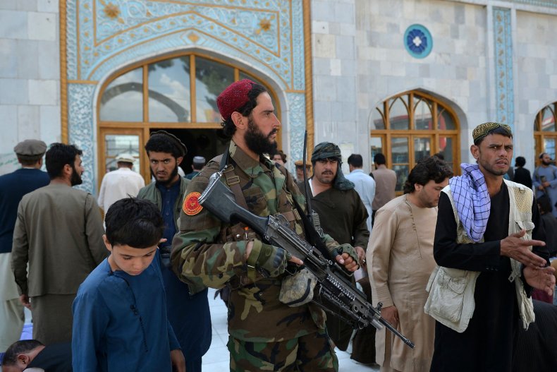 Taliban, soldier, guard, Pul-e, Khishti, Mosque, Kabul