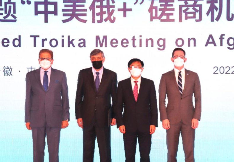 Extended, troika, Pakistan, Russia, China, US