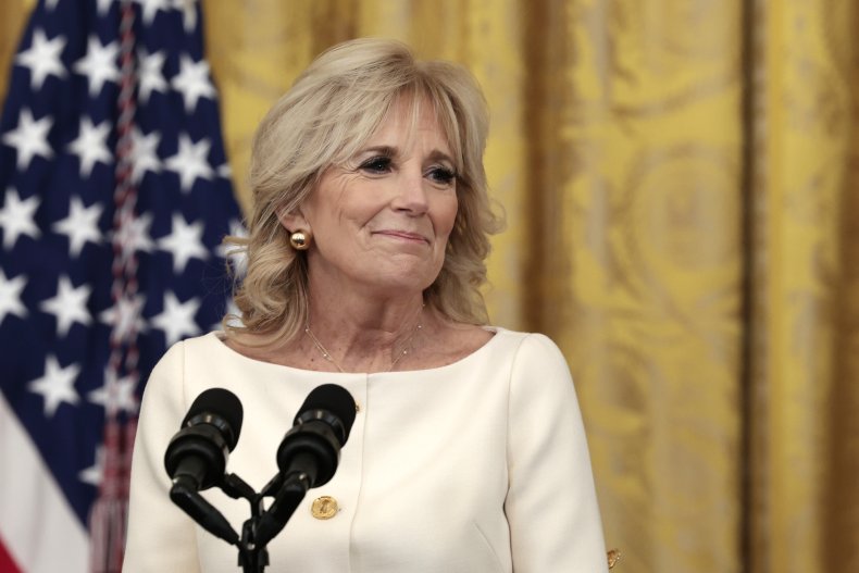 Jill Biden Speaks About the Cancer Moonshot