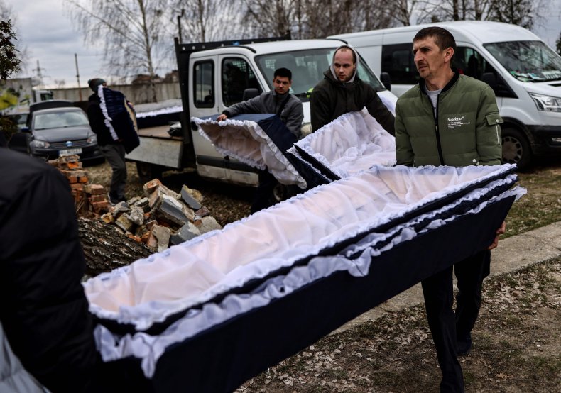 Bucha coffins