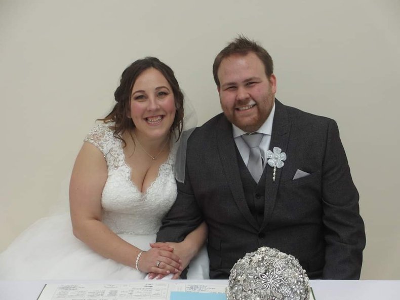 Emma and Stuart Seaton married in 2018