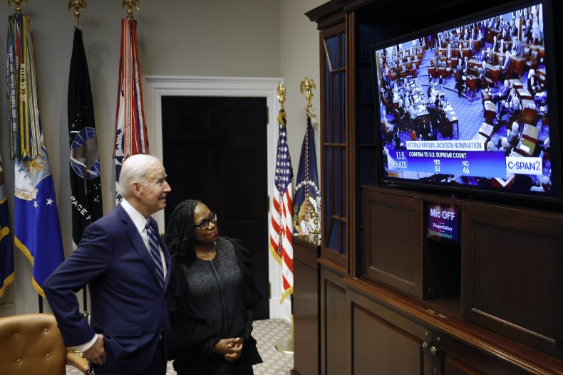 Joe Biden and Ketanji Brown Jackson