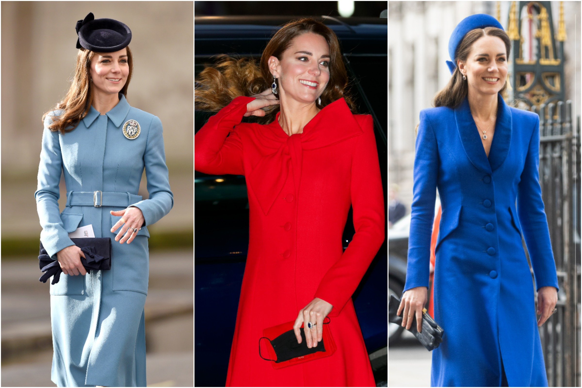 Kate Middleton's Blue Coat Dress At Order Of The Garter: Photos ...