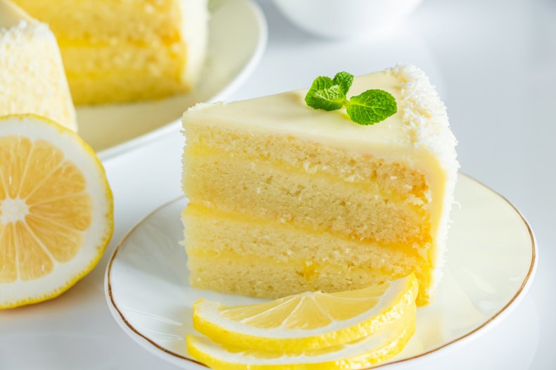Lemon cake. 