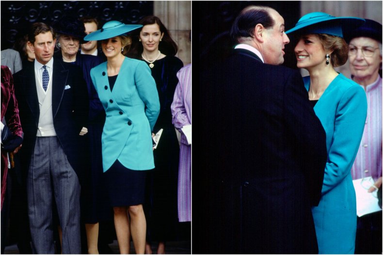Princess Diana Rupert Soames Wedding 1988