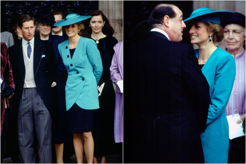 Princess Diana'S Top Society Wedding Appearances Princess Diana Rupert Soames Wedding 1988