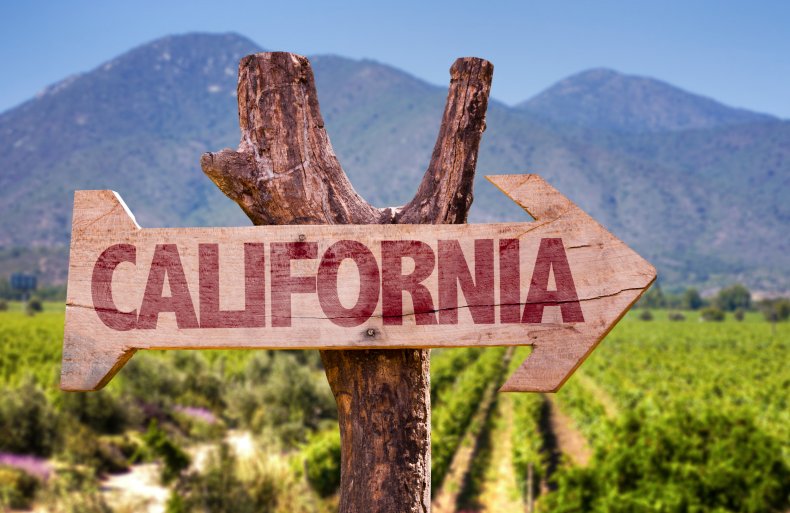File photo of California sign.