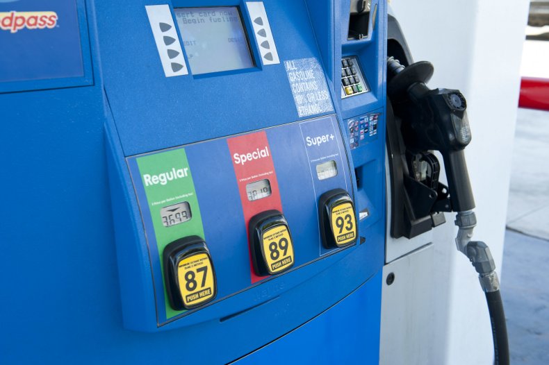 Photo of a gas pump