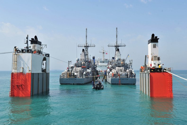 USS Pioneer And USS Warrior