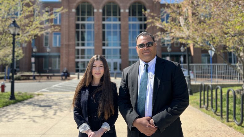 Attorney Marina Medvin and Harry Jackson