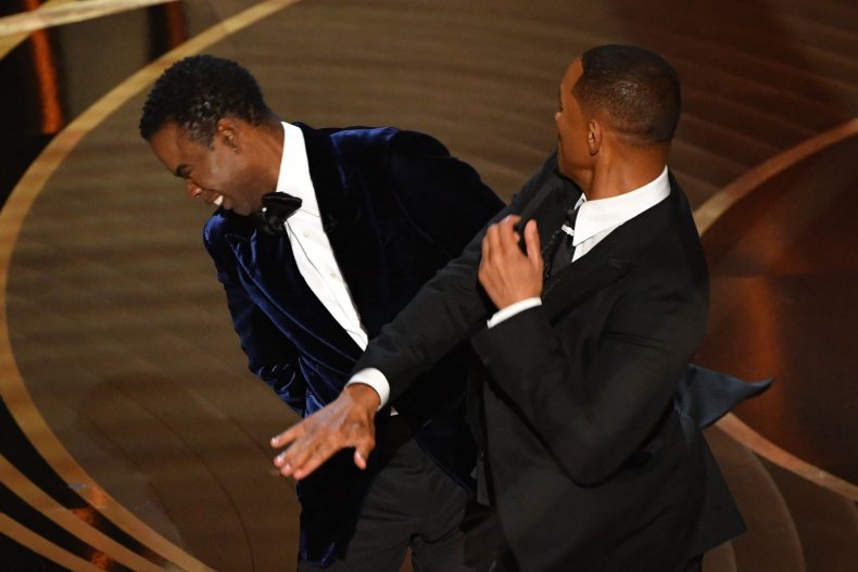 Chris Rock struck by Will Smith