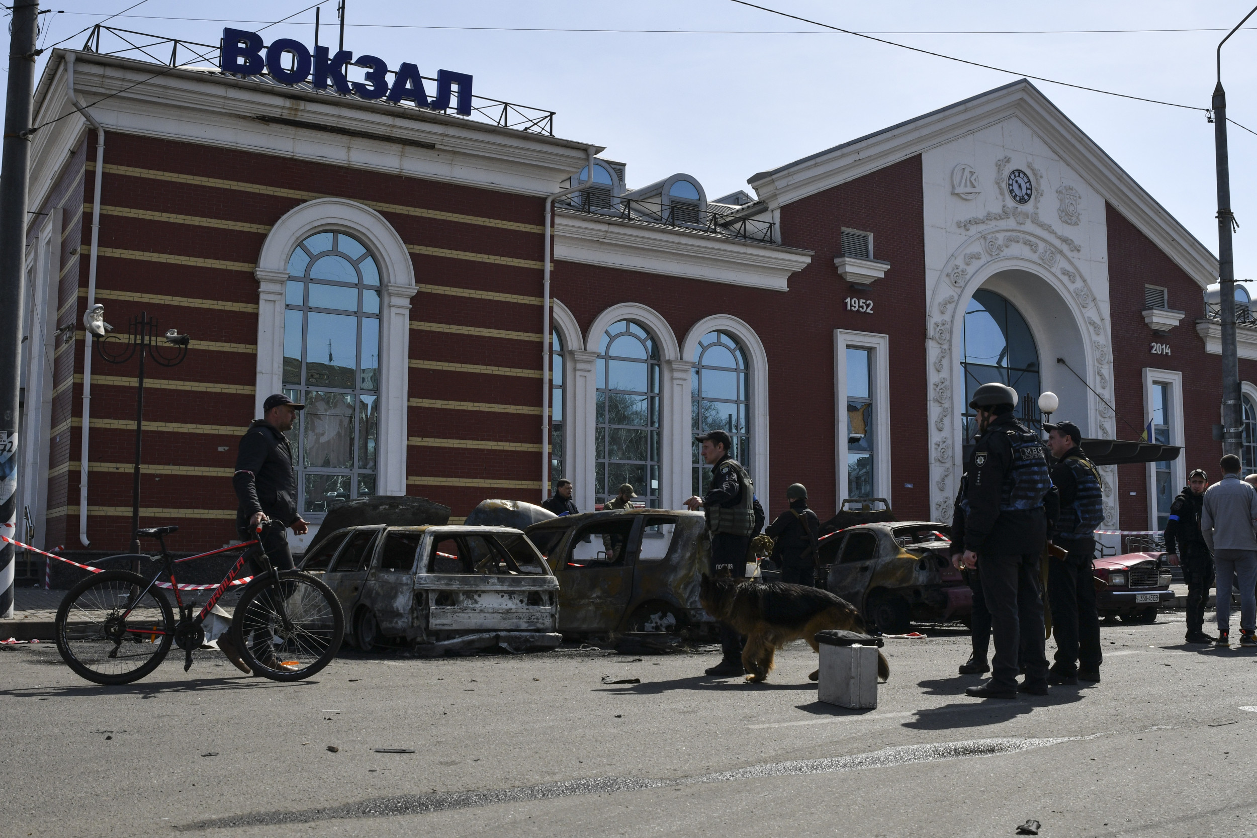 Zelensky Says Russia Committed 'War Crime' With Train Station Attack