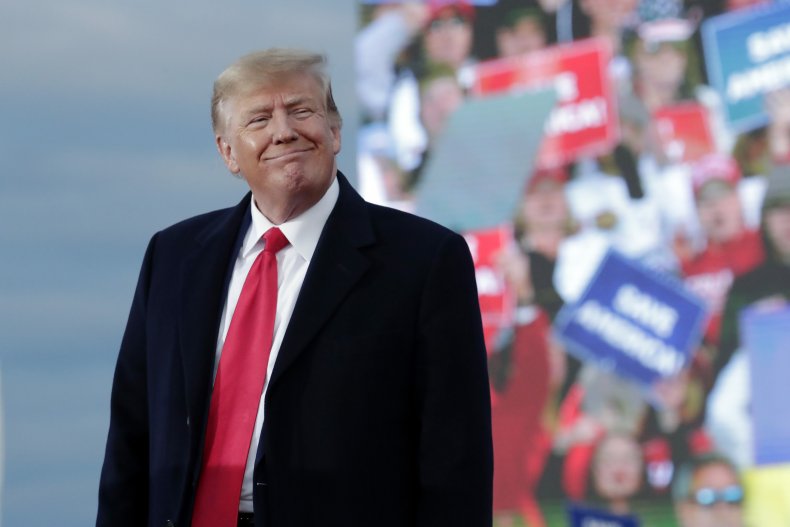 Donald Trump at a North Carolina rally