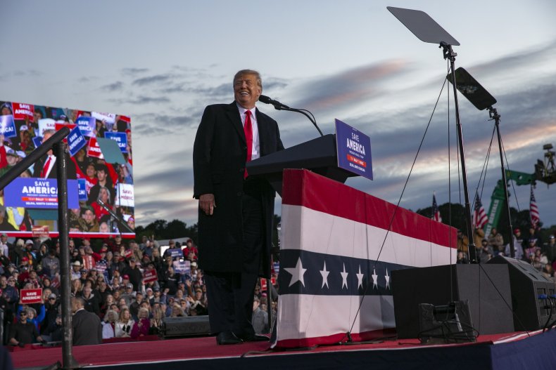 Trump Rally-Goers Share Space Force Election Claims
