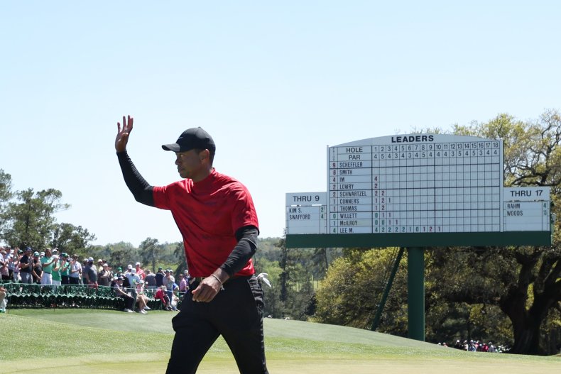 Tiger Woods at 2022 Masters