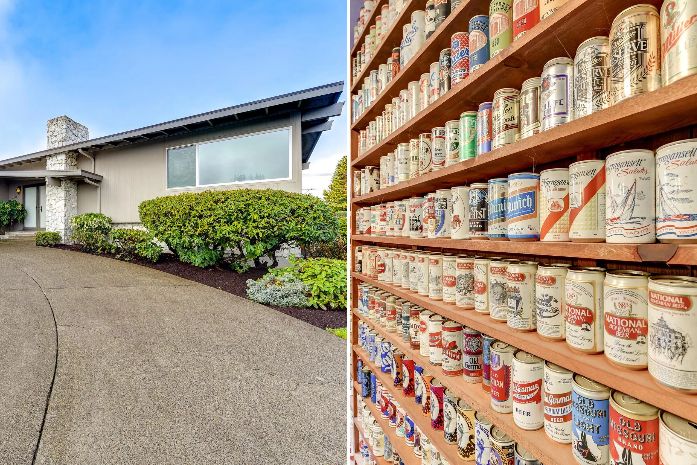 This Mid-Century Home in Oregon Comes with a Free $3k Beer Can Collection - Vimarsana News