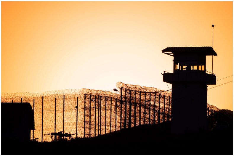 Stock image of prison